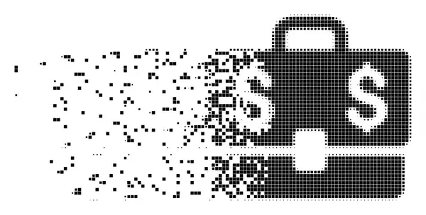 Boekhoudkundige geval opgelost Pixel Icon — Stockvector