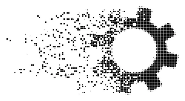 Переломанная пиксельная икона — стоковый вектор