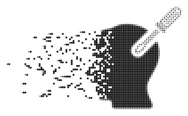 Cerrahi tornavida piksel simgesi çürümüş