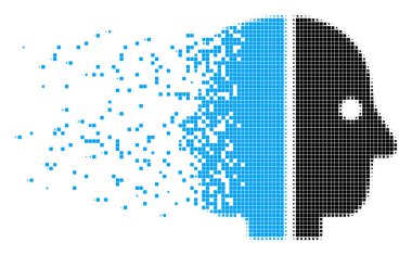 Çift yüzlü kaybolan piksel simgesi
