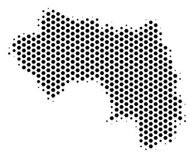 Petek Afrika Gine Haritası