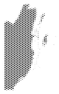 Altıgen Belize Haritası