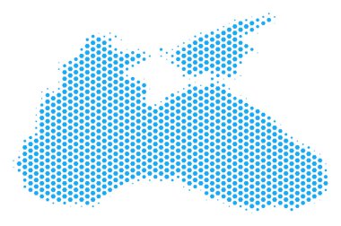 Altıgen Karo Karadeniz harita