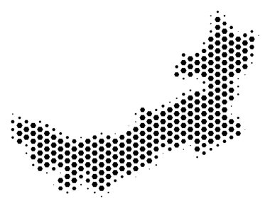 Petek Çin İç Moğolistan Haritası