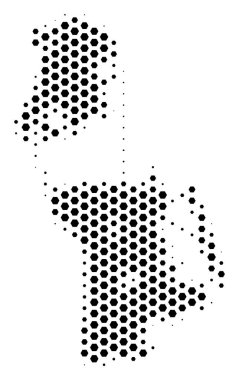 Petek Çin Makao Haritası