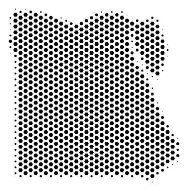 Altıgen Mısır harita