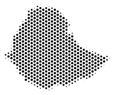 Hex-kiremit Etiyopya Haritası