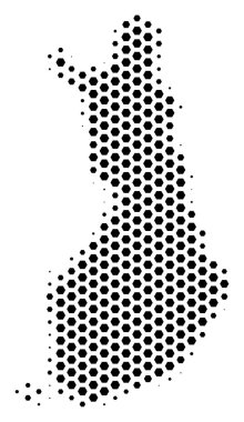 Hex-kiremit Finlandiya Haritası