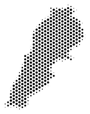 Petek Lübnan harita