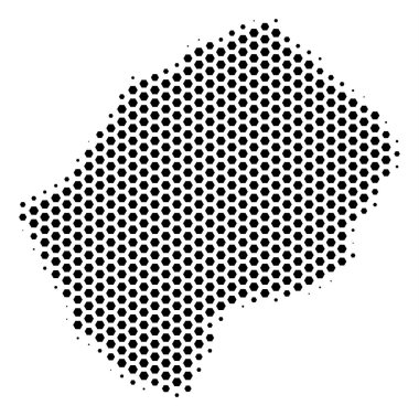 Petek Lesoto Haritası