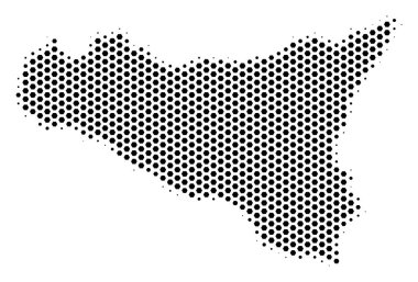 Petek Sicilia harita