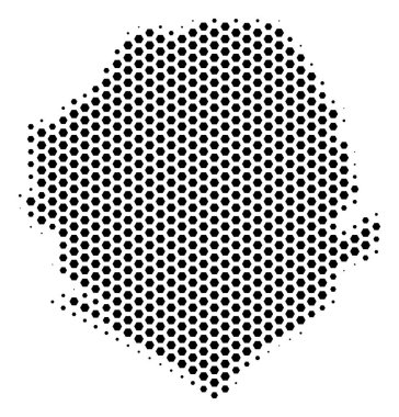 Altıgen Sierra Leone Haritası