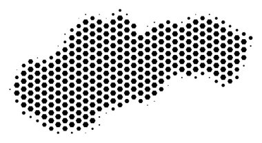 Altıgen Slovakya Haritası