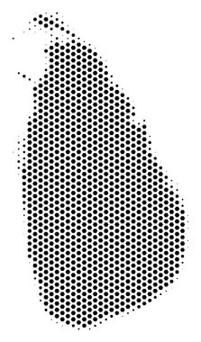 Hex kiremit Sri Lanka ada Haritası