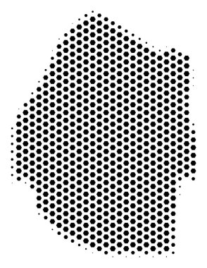 Petek Svaziland Haritası