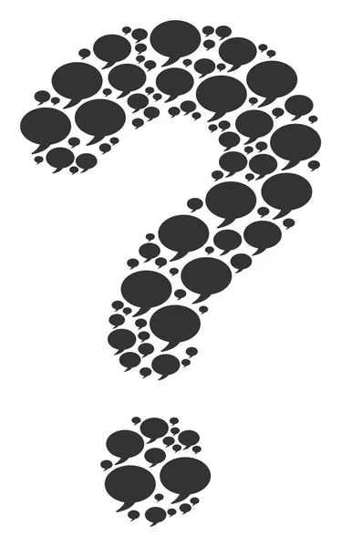 Question Shape of Balloon Icons — Stock Vector