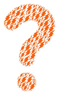 Elektrik kıvılcım simgeler şeklinde sor