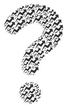 Soru şekil eğilim simgeleri