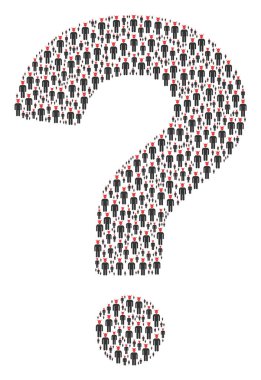 Daemon simgelerin bilinmeyen mozaik