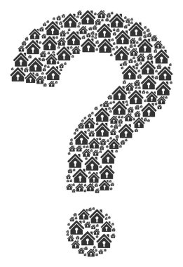 Ev anahtar deliği simgelerin bilinmeyen kompozisyon