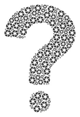 Çekim simgeler şeklinde soru