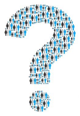 Tuvalet kişi simgelerin bilinmeyen kompozisyon