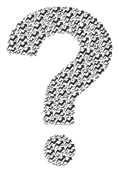 Soru işareti şekli eğilim simgeleri