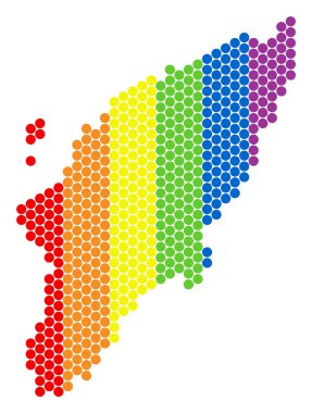 LGBT spektrum Rum Rodos Adası harita noktalı