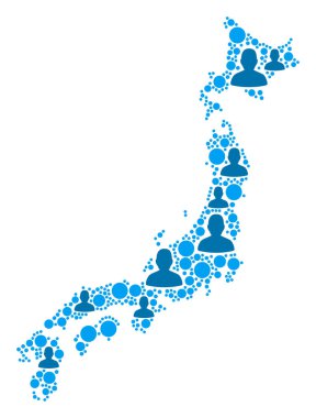 Japonya Haritası nüfus kişi