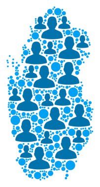 Katar harita nüfusun demografik