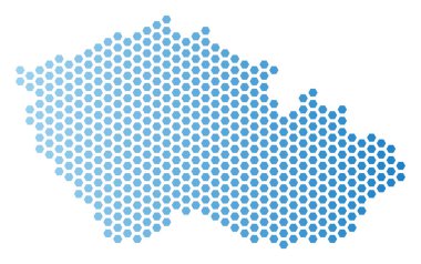 Çek harita Hex-kiremit düzeni