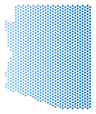 Arizona Üniversitesi harita Hex-kiremit düzeni