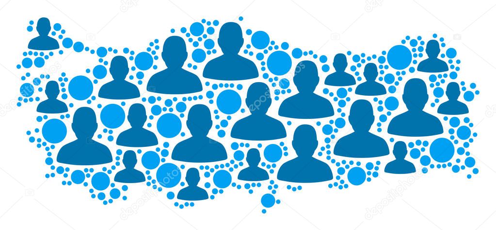 Turkey Map Population Demographics