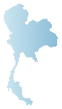 Tayland harita Hex-kiremit düzeni