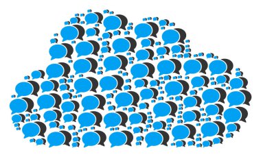 Bulut mozaik Forum sohbet simgeler