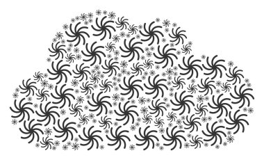 Bulut kolaj Galaxy simgeler