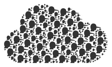 Bulut kompozisyon Lier simgeler