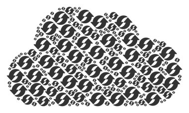 Bulut şekil yenileme simgeler