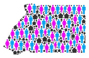 İnsanlar Ekvator Ginesi harita