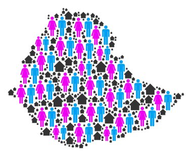 Ev Etiyopya Haritası