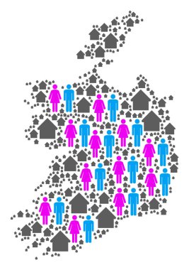 Ev İrlanda Cumhuriyeti harita
