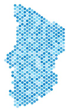 Mavi nokta Çad Haritası