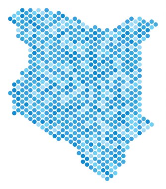 Mavi nokta Kenya harita