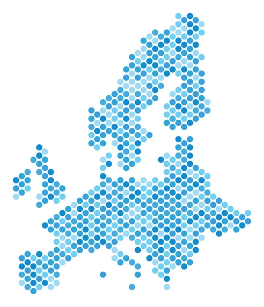 Mavi nokta Avrupa Birliği harita