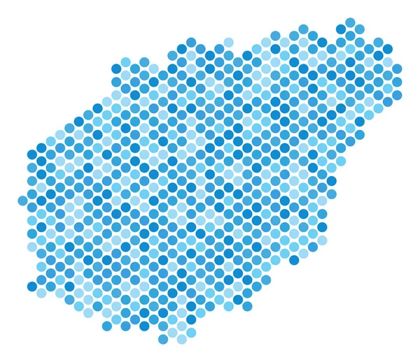 Mavi nokta Hainan Adası Haritası