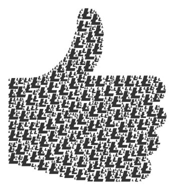 Şekil Litecoin simgelerin değerlendirme