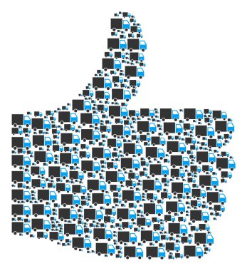 Mozaik, sevk irsaliyesi Van simgeler başparmak