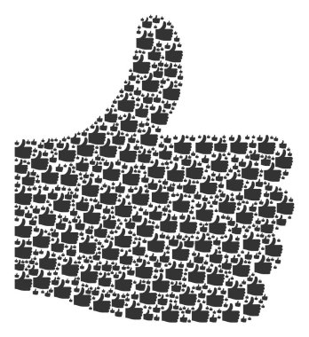 İyi işareti şekli başparmak simgeleri