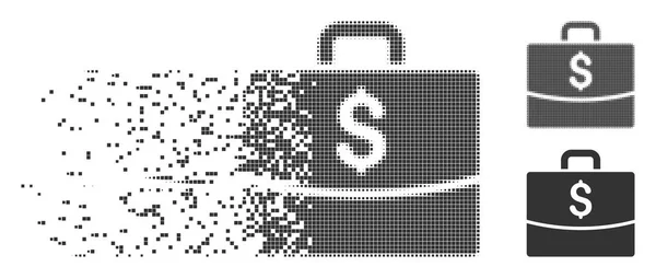 Analyse de rentabilisation Icône Pixel cassé — Image vectorielle