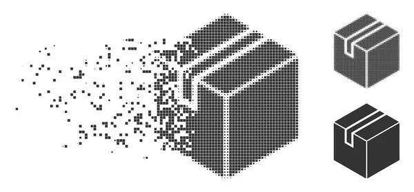 Разложенный пиксельный полутоновый значок — стоковый вектор